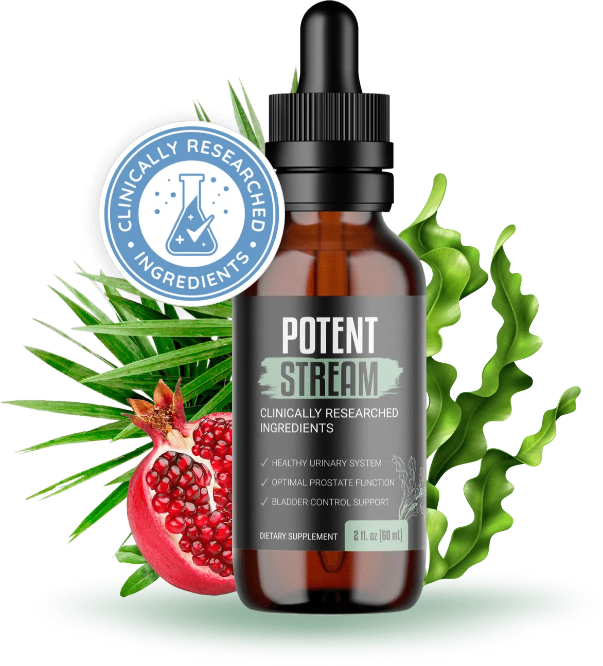 PotentStream premium bottle with powerful formula
